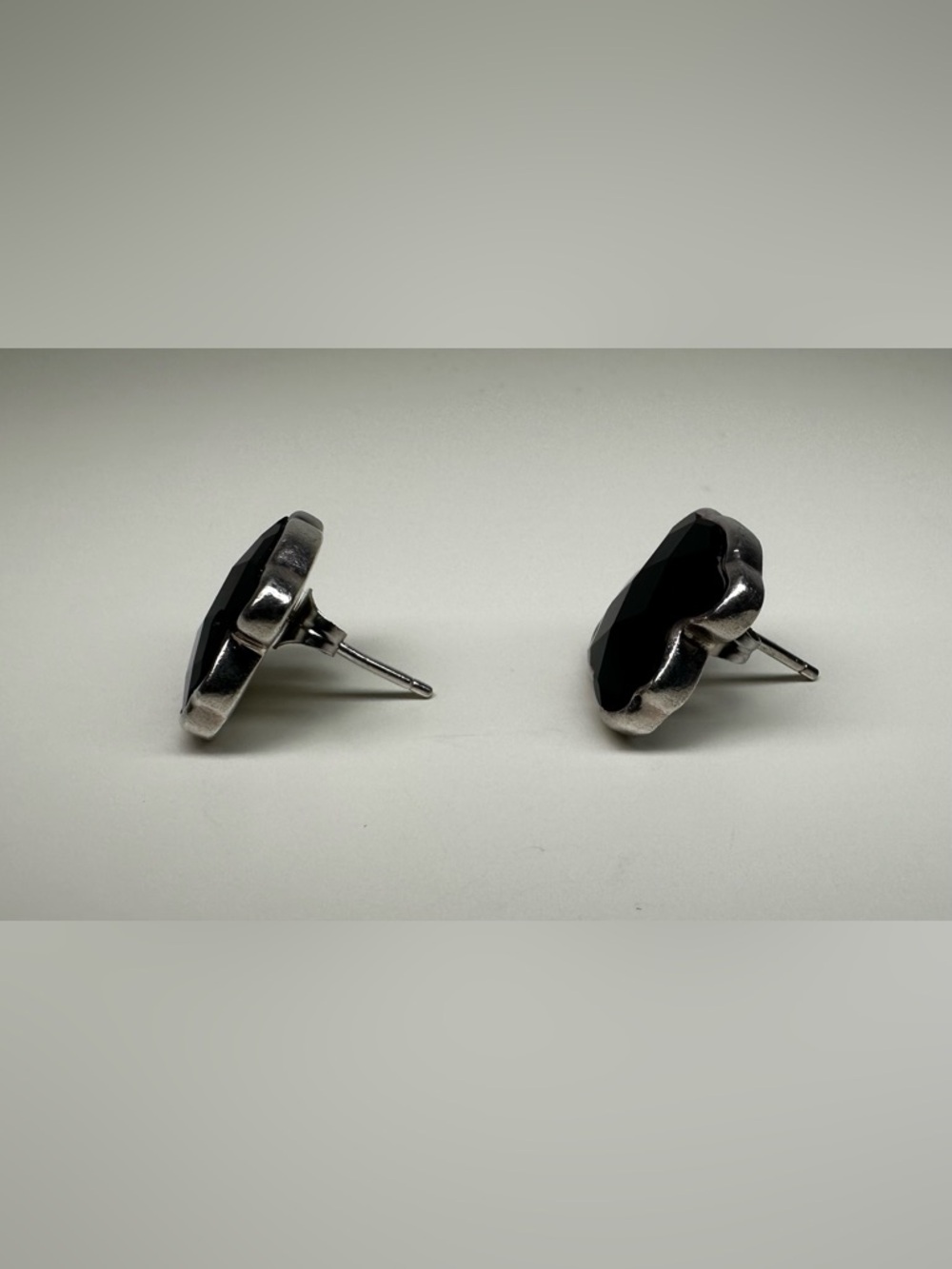 TOUS Sterling Silver and Onyx Earrings - Picture 3 of 11